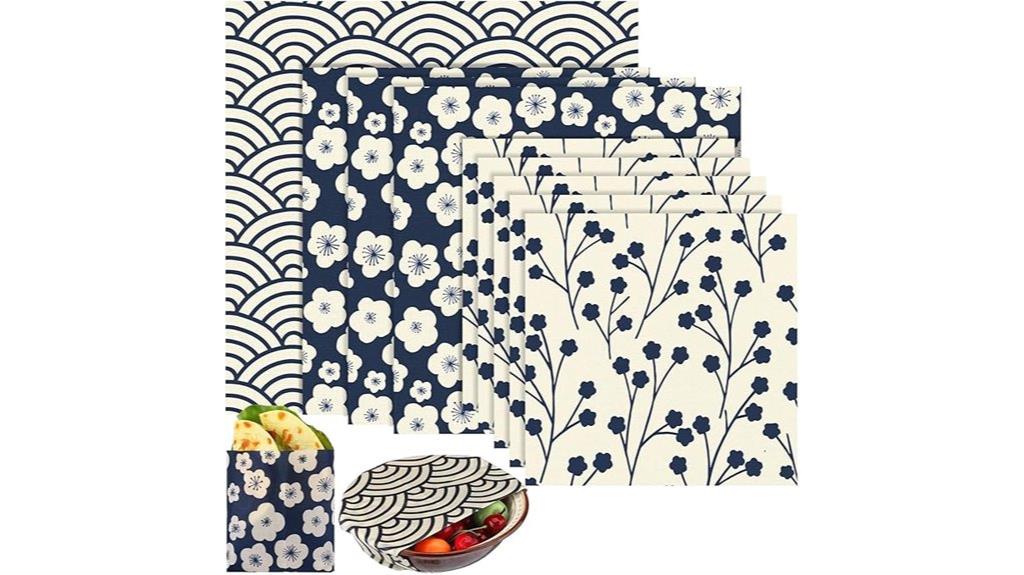 beige japanese reusable wraps