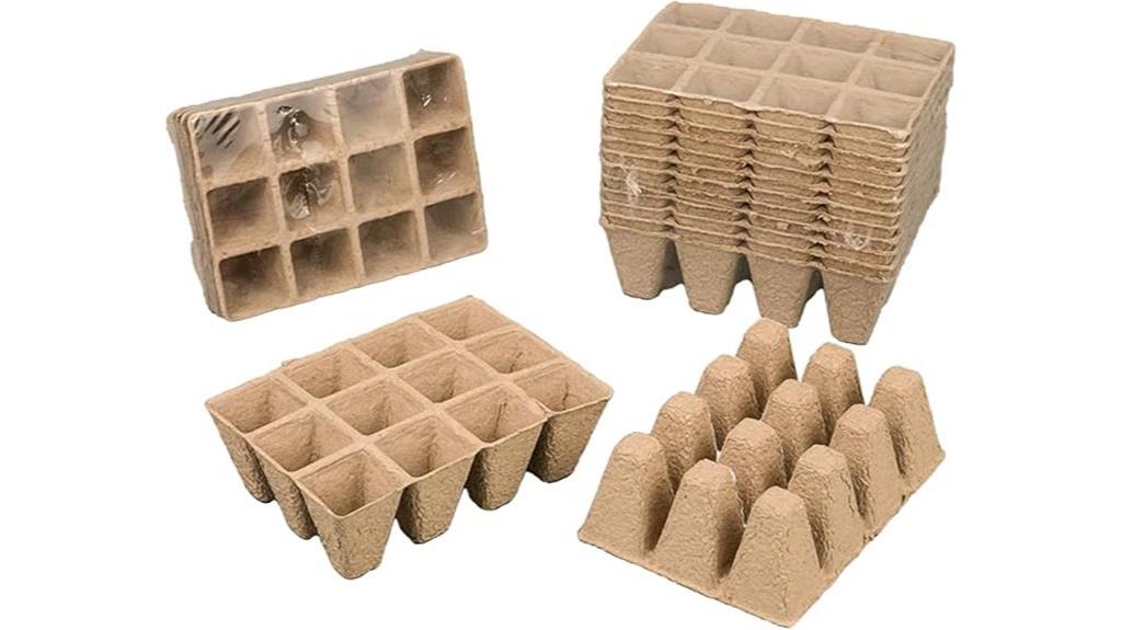 biodegradable seedling growing tray