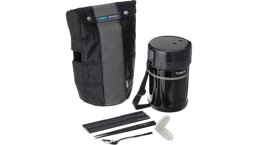 black zojirushi bento jar
