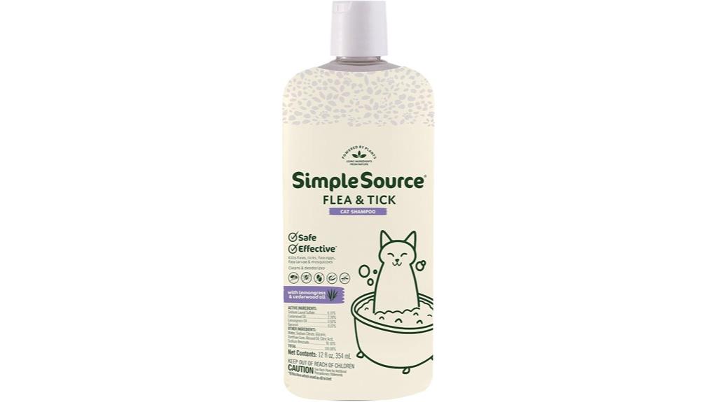 cat flea tick shampoo