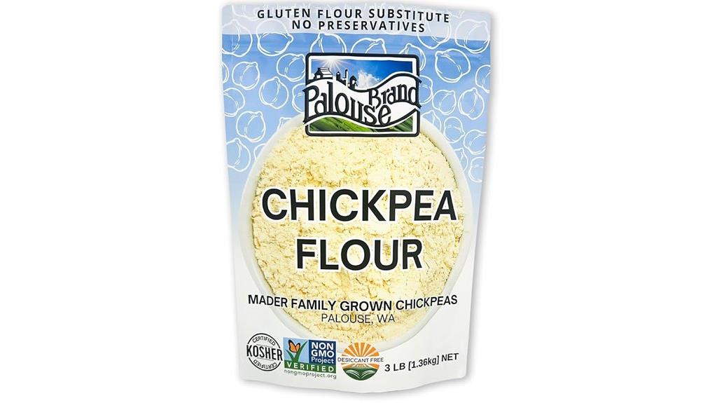 certified glyphosate free chickpea flour
