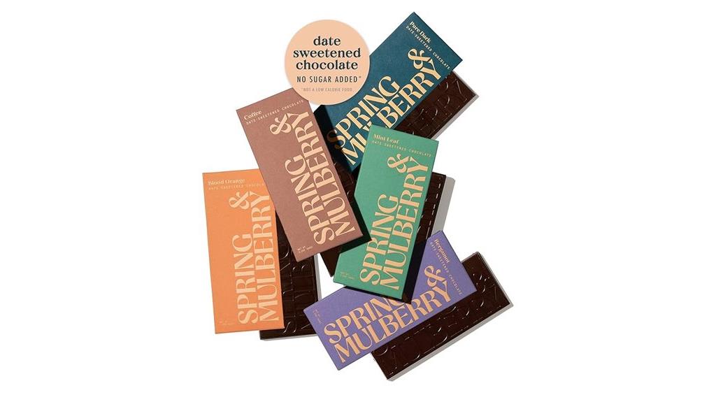 chocolate bars with mulberry