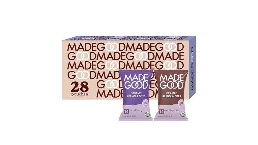 chocolate chip mixed berry pack