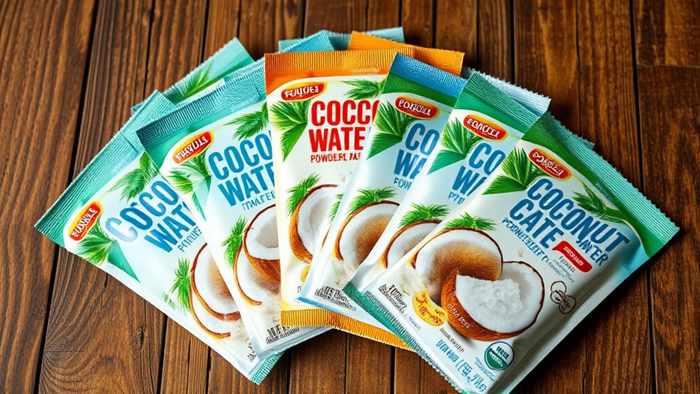 choosing pure nutritious coconut water