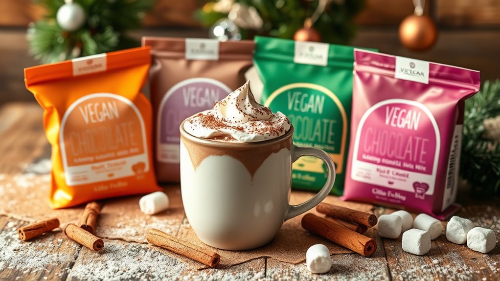 choosing vegan hot chocolate