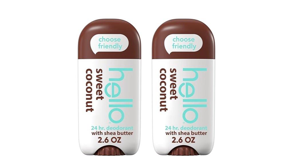 coconut shea deodorant pack