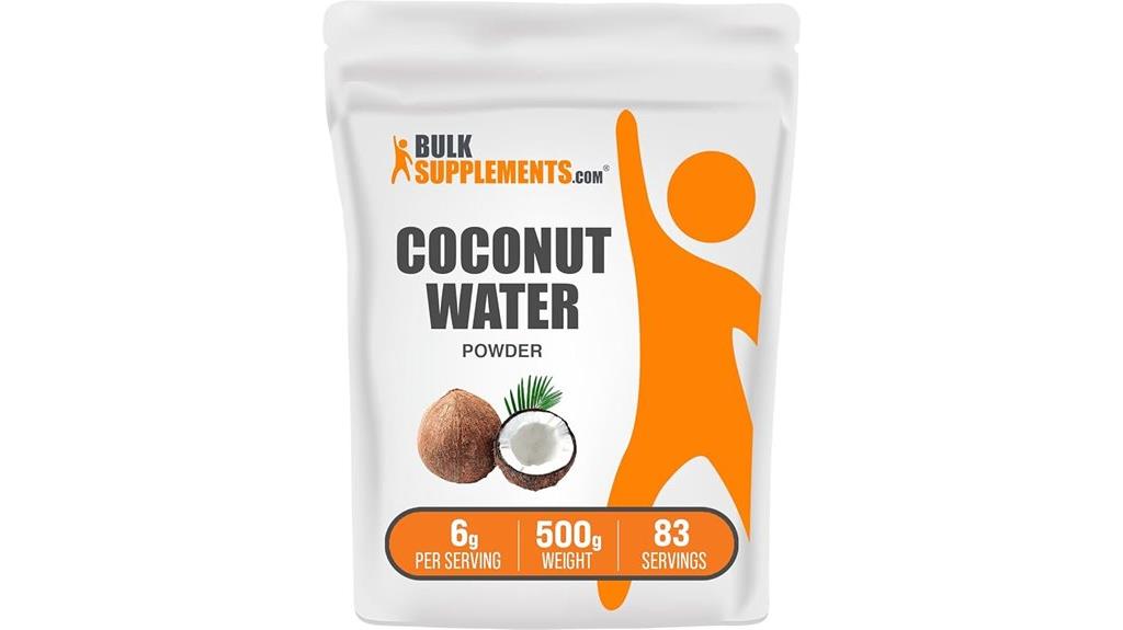 coconut water powder supplement
