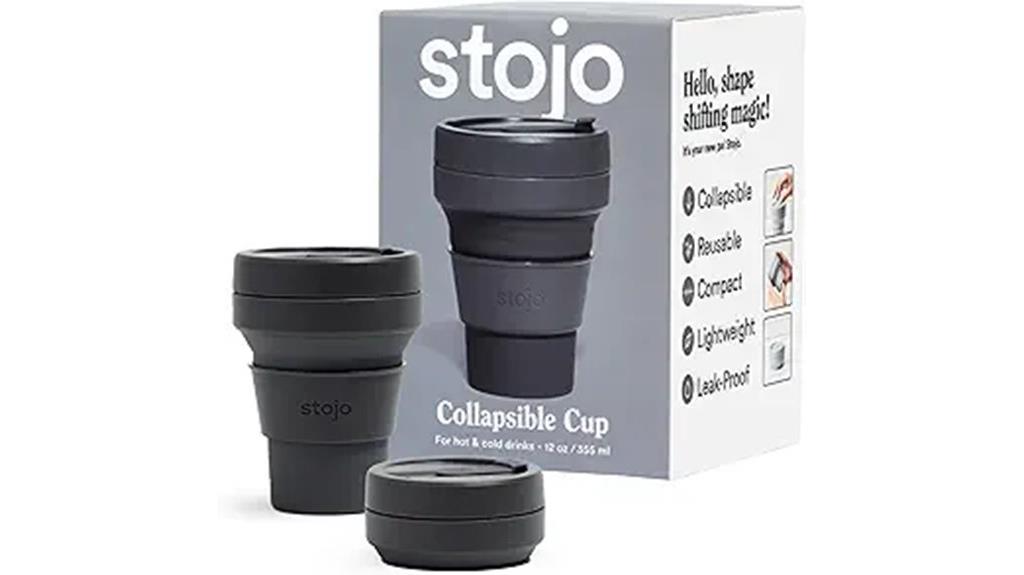 collapsible silicone travel cup