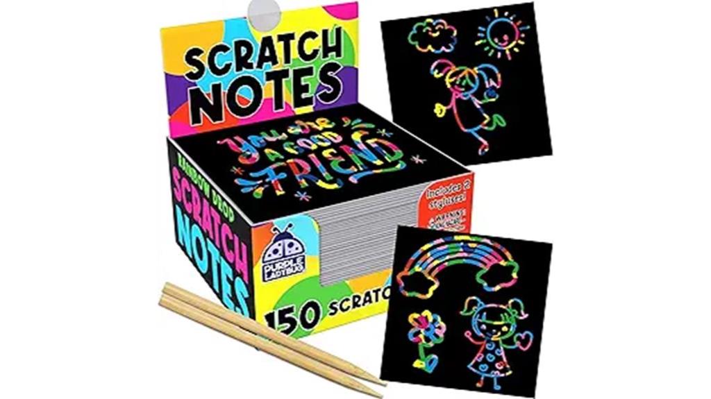 colorful ladybug mini notes