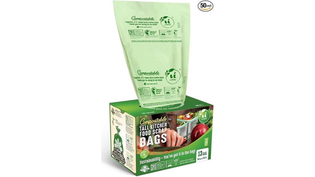 compostable trash bags pack