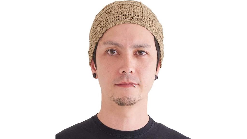 cotton summer beanie cap