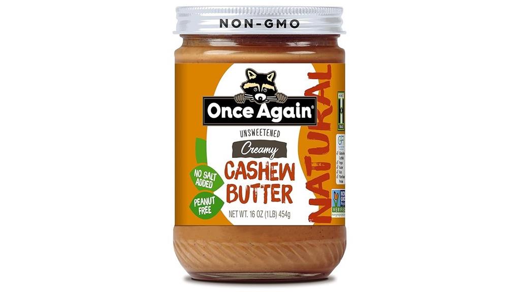 creamy cashew butter 16oz