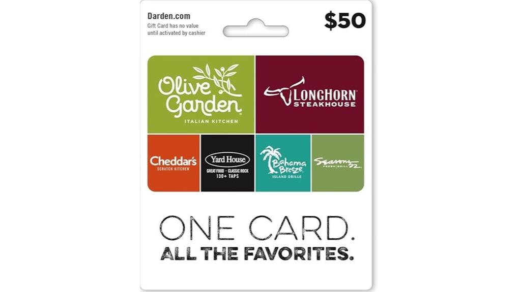 darden gift card available