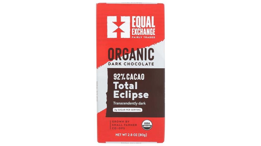 dark chocolate bar