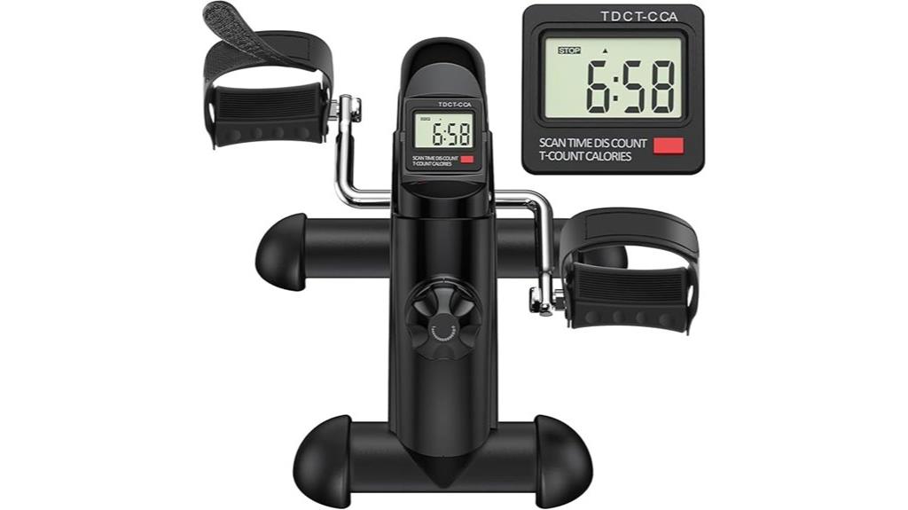 desk pedal exerciser with display