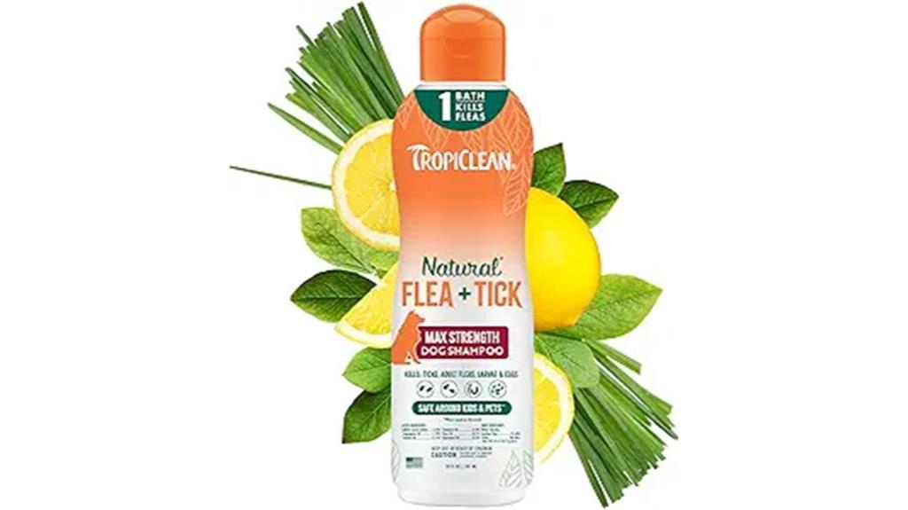 dog flea tick shampoo