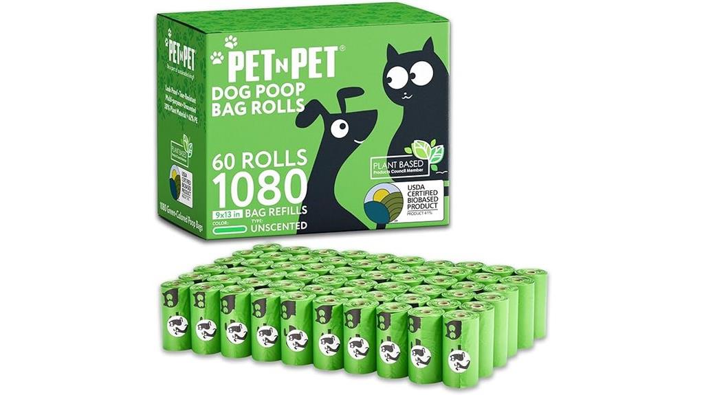 dog waste bag pack