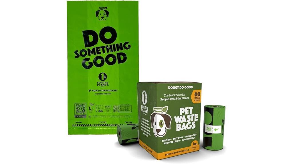 dog waste bags 60 pack