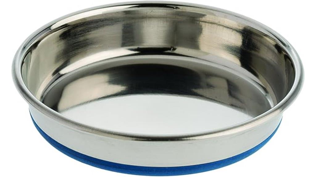 durable non slip steel bowl
