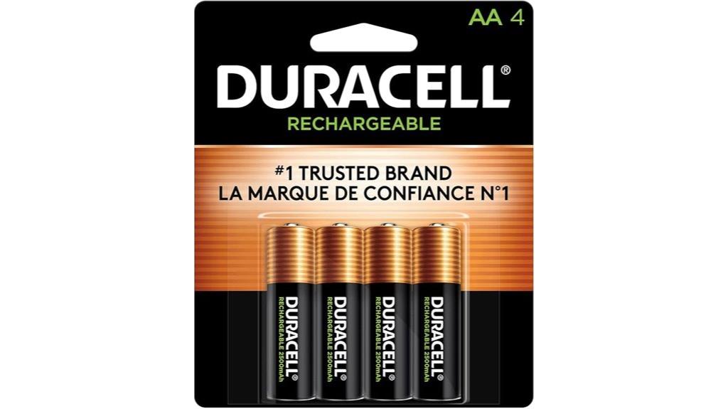 duracell rechargeable aa batteries