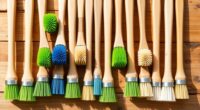 eco friendly bamboo dish brushes