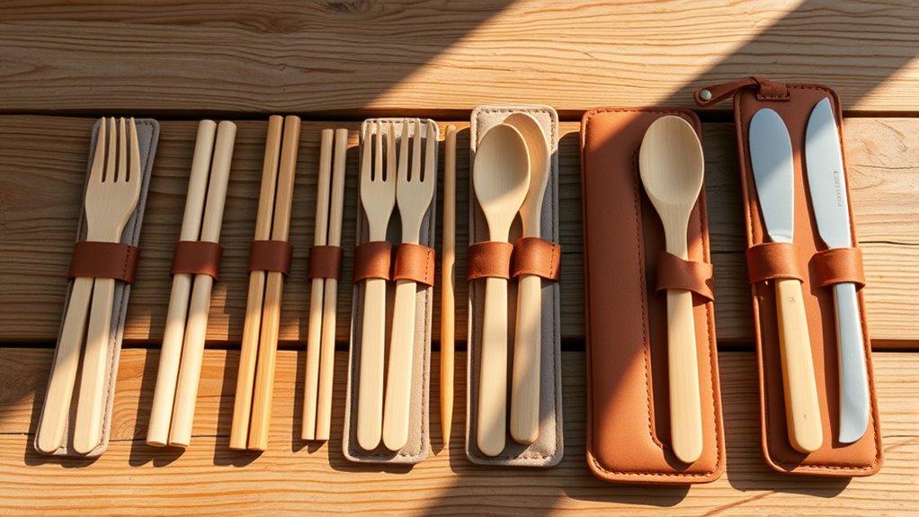 eco friendly bamboo utensil sets