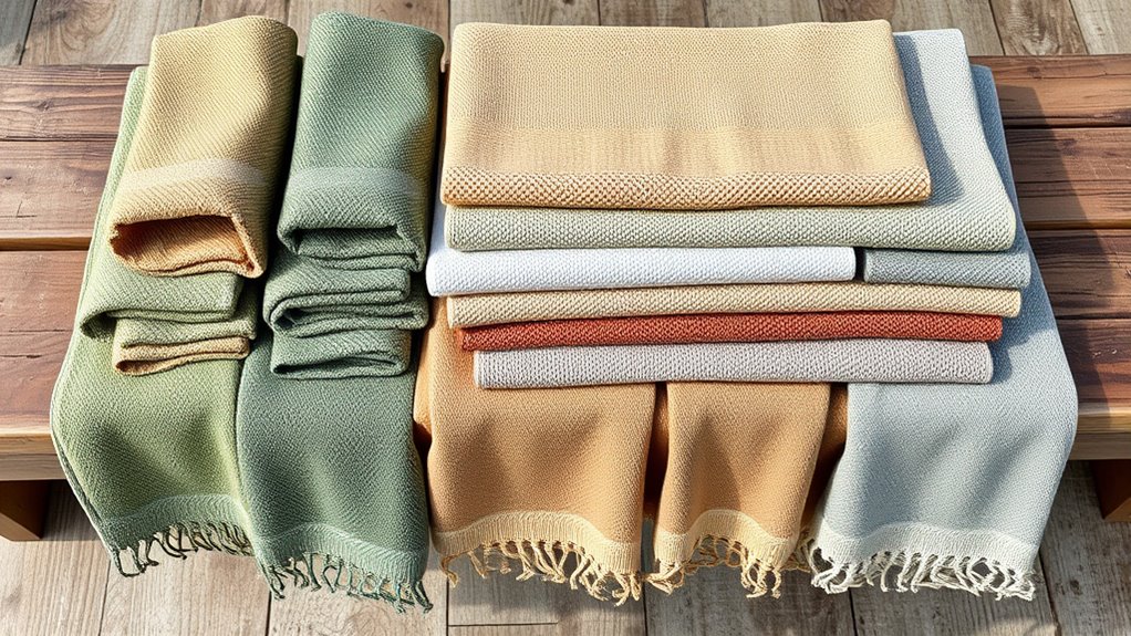 eco friendly hemp gym towels