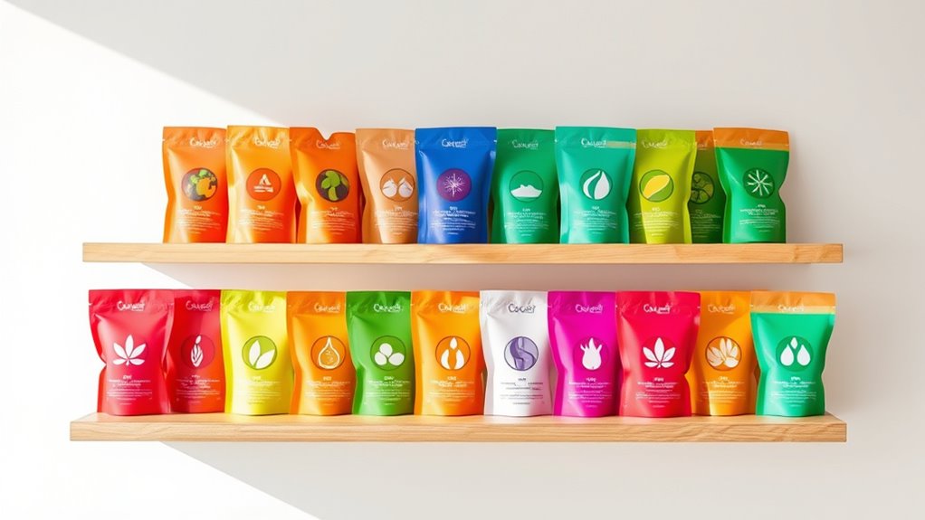 eco friendly shampoo refill pouches