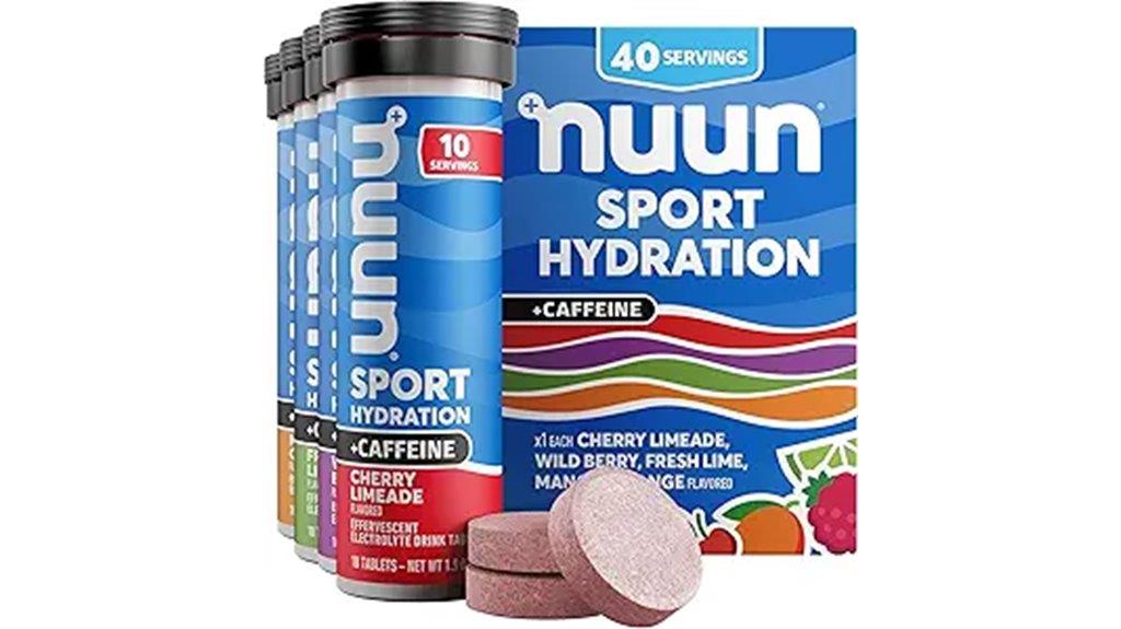 electrolyte caffeine hydration tablets