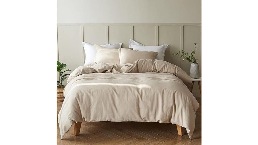 elegant french linen queen duvet