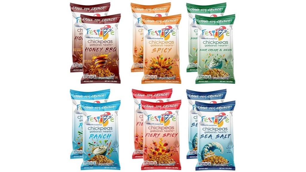 festive roasted chickpea pack