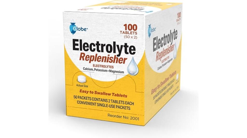 fifty packets electrolyte tablets