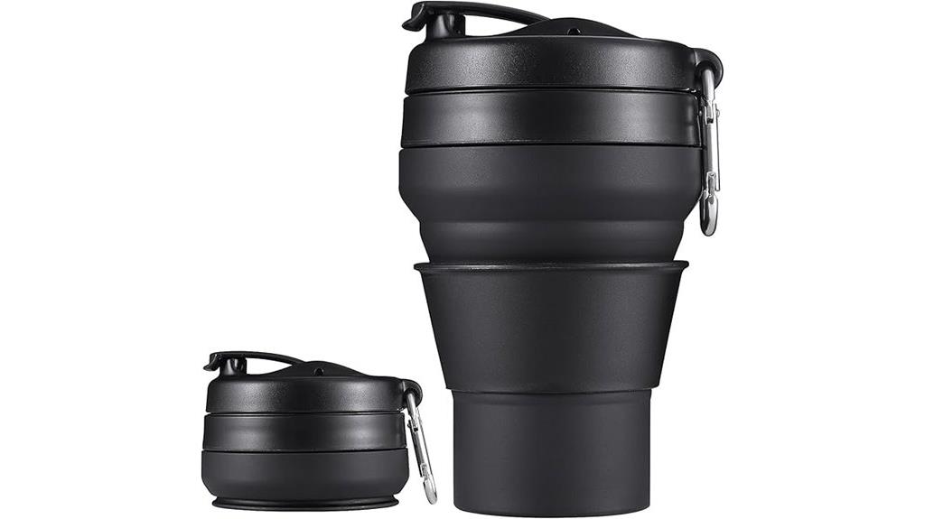 flexible 20 oz silicone mug