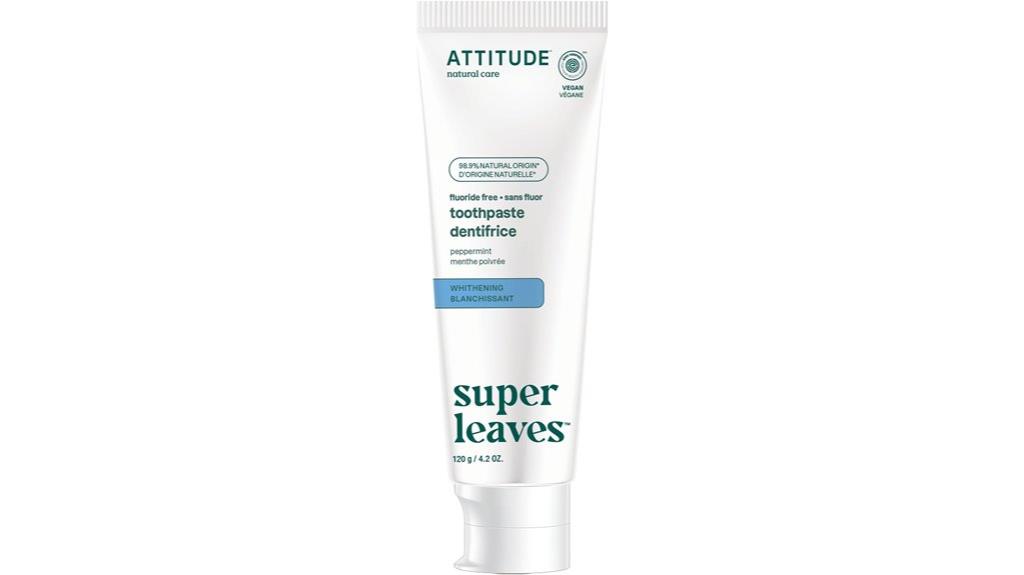 fluoride free peppermint toothpaste