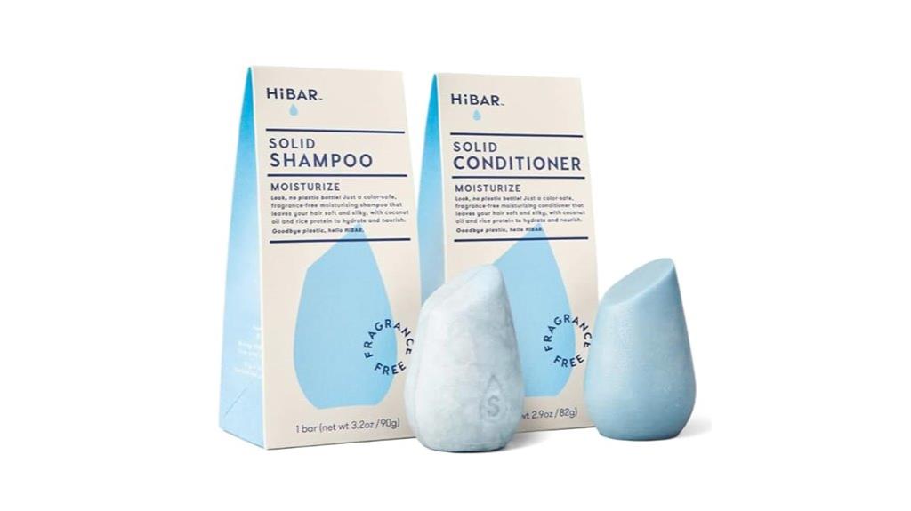 fragrance free hair care set