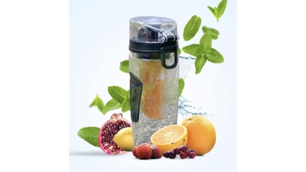 fruit infused water bottle