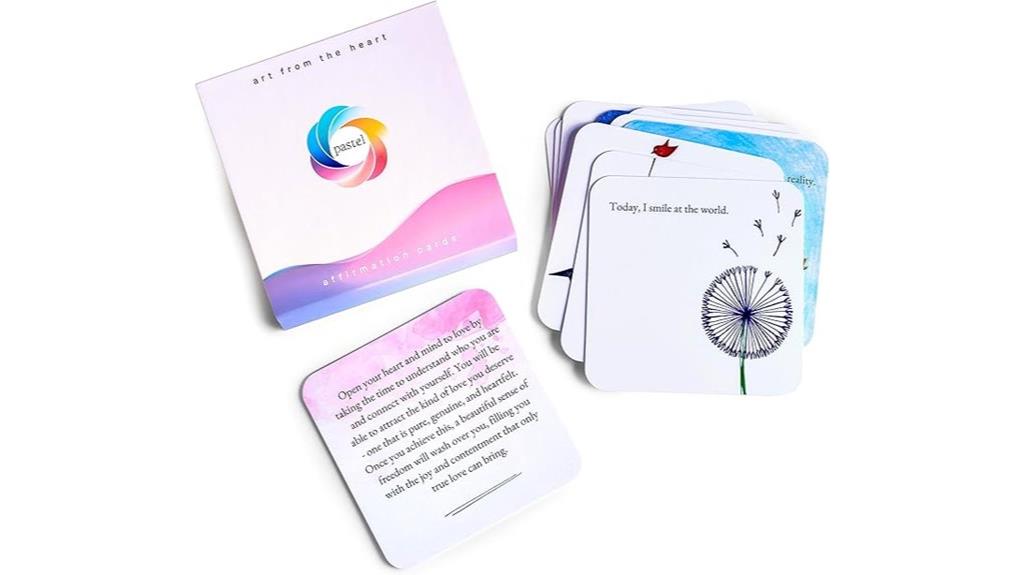 gentle positive affirmation cards
