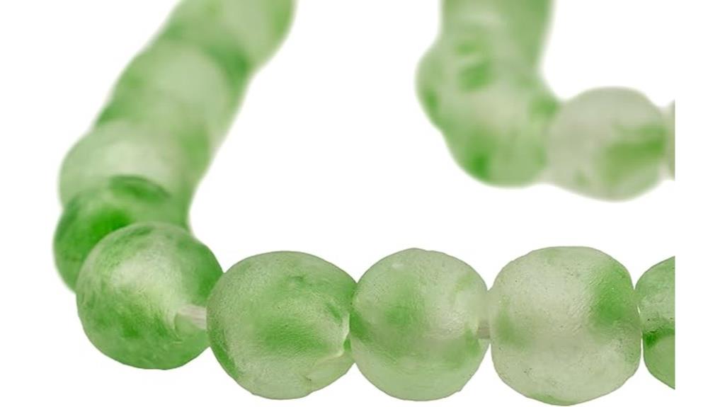 ghana recycled glass beads
