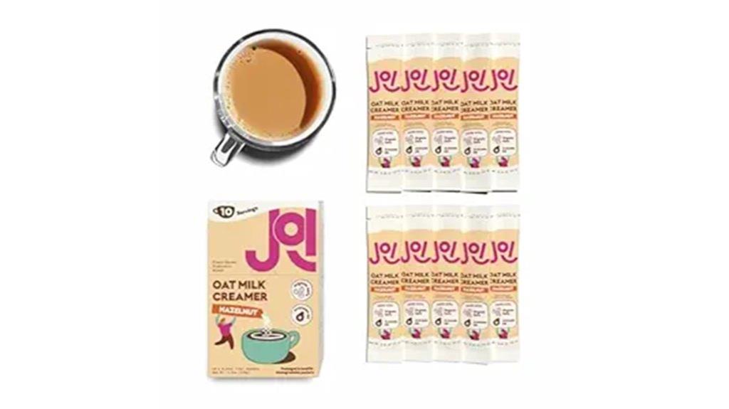 hazelnut oat milk creamer