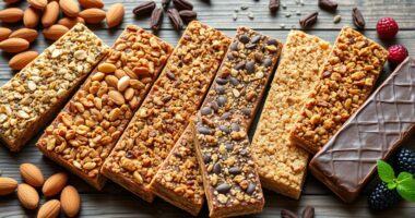 healthy low sugar protein bars