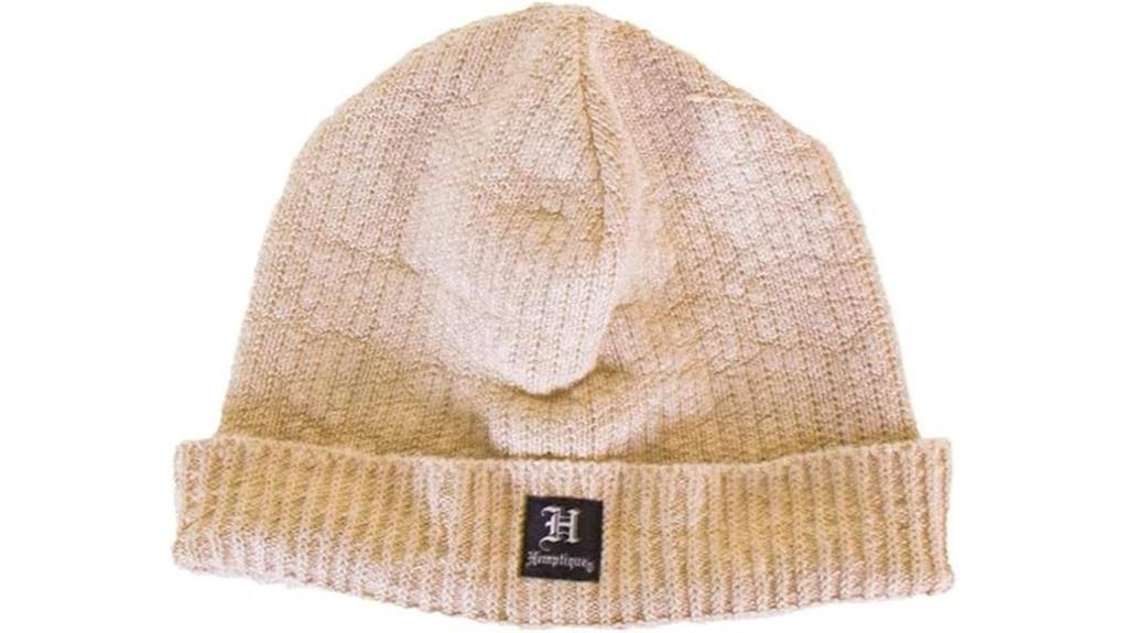 hemp fiber beanie hat