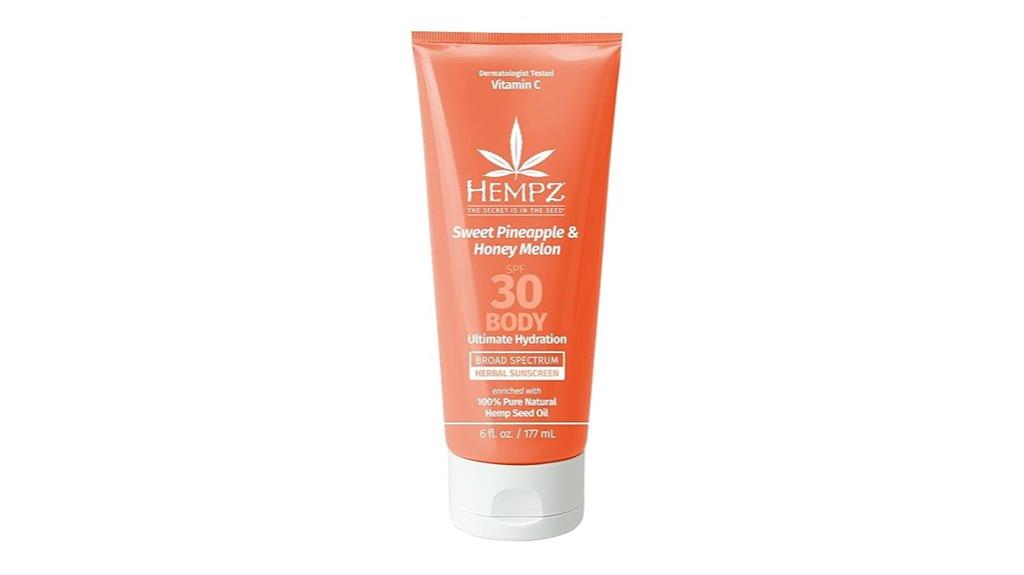 hempz spf 30 sunscreen