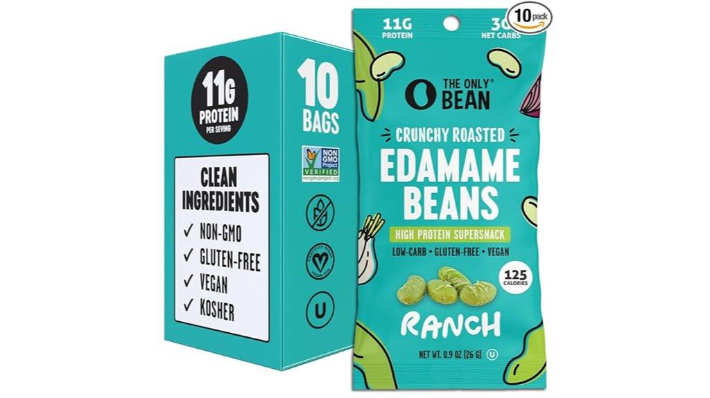 high protein bean snack pack