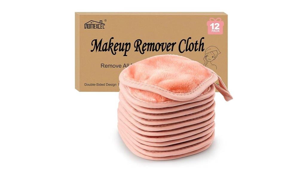 homexcell 12 pack makeup remover