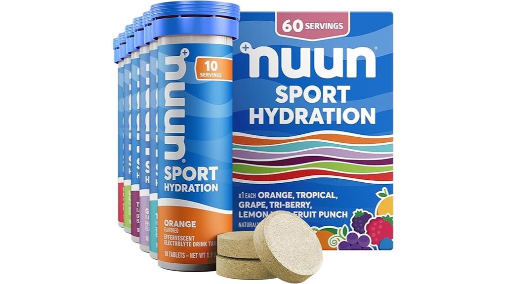 hydrating electrolyte tablet pack