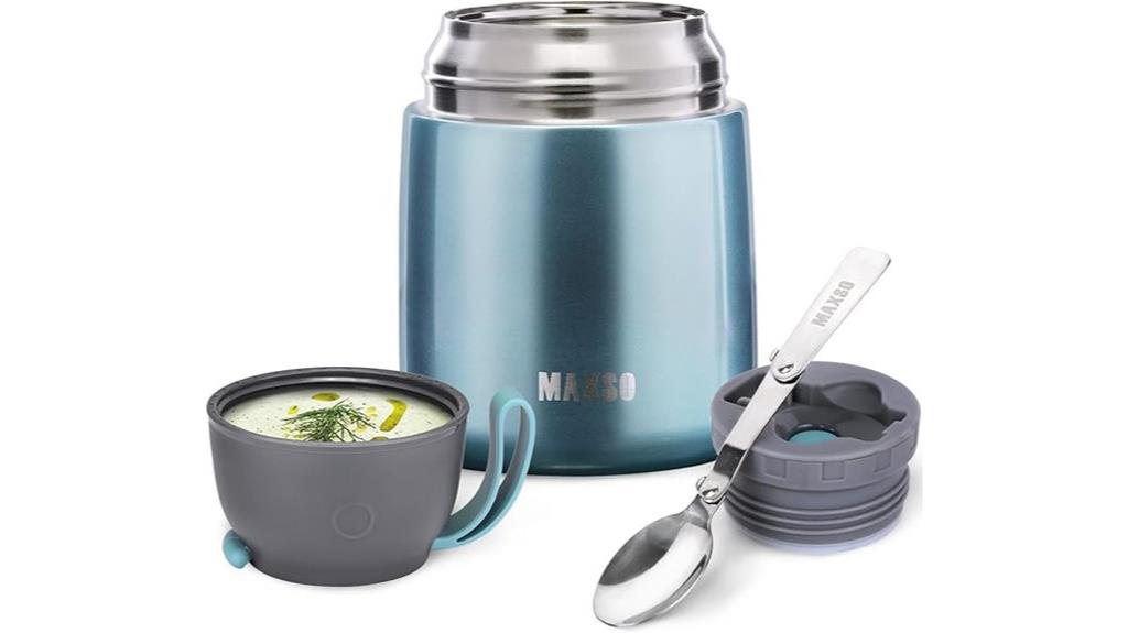 insulated food container spoon