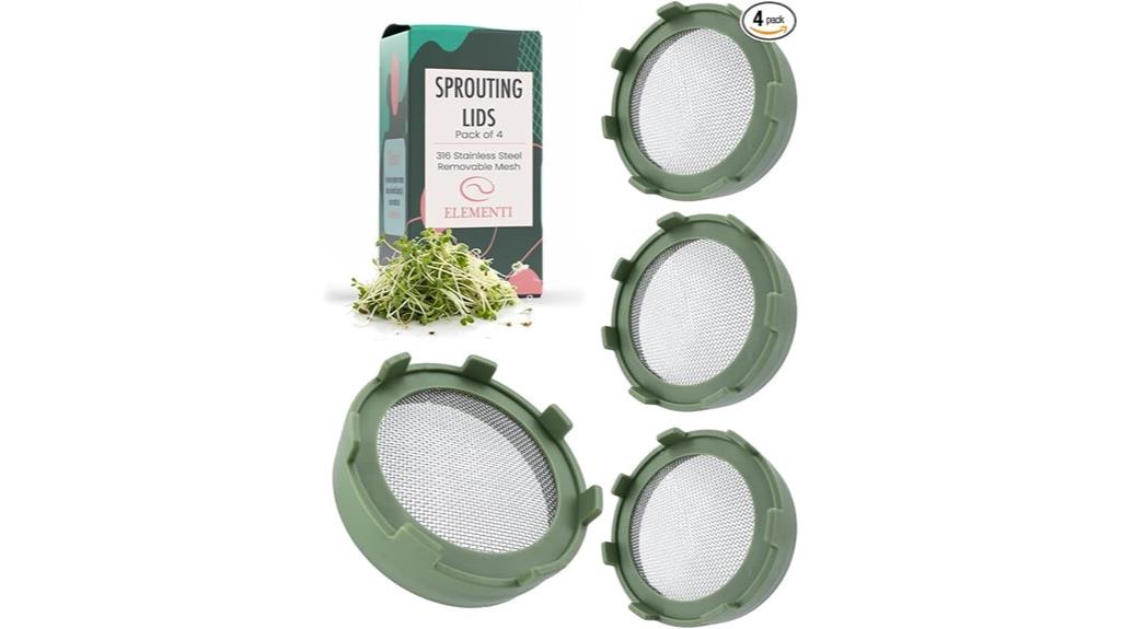 jar lid sprouting kit