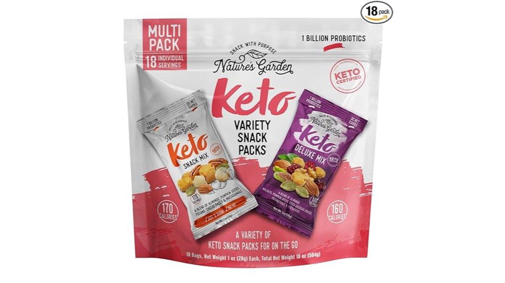 keto snack packs pack