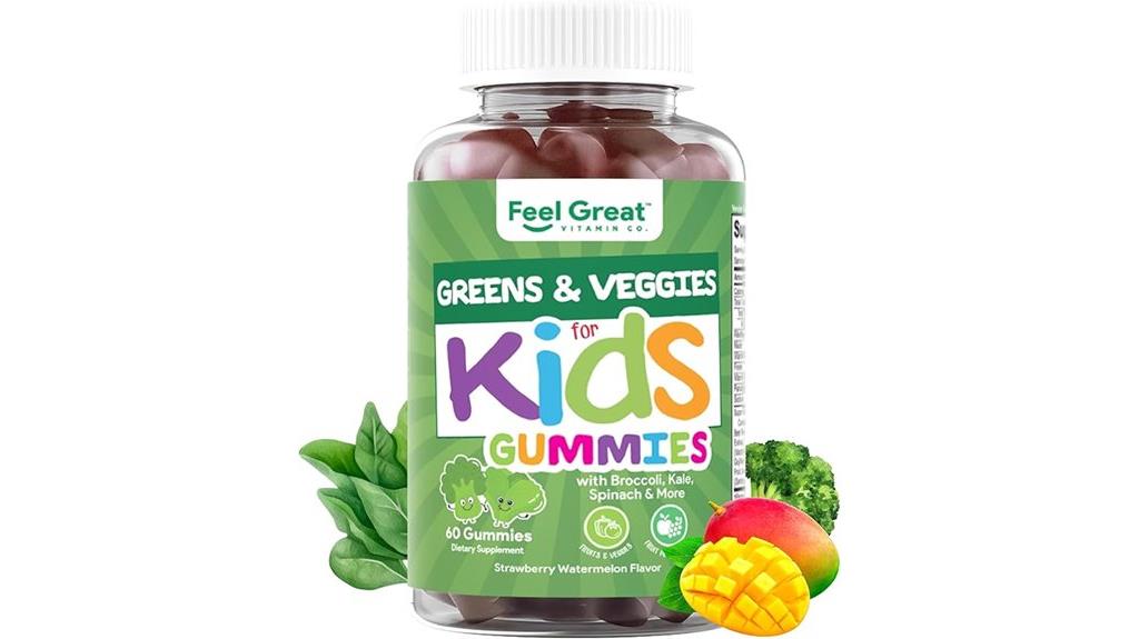 kids green gummies