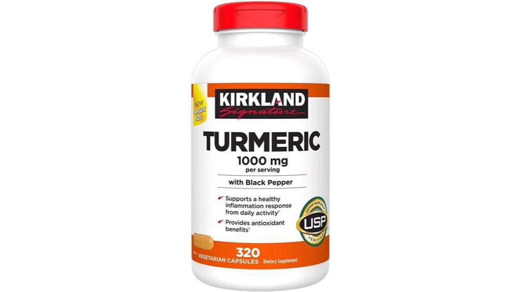 kirkland signature turmeric 320